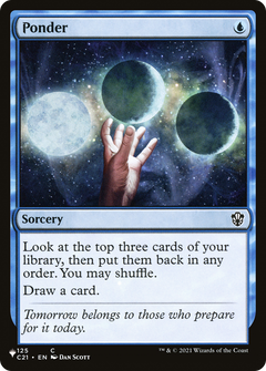 Ponder [Secret Lair: Heads I Win, Tails You Lose]-1