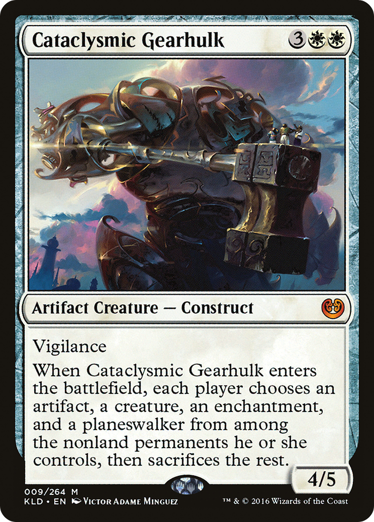 Cataclysmic Gearhulk [Kaladesh]-1
