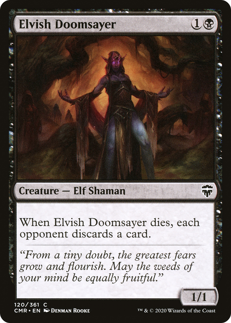 Elvish Doomsayer [Commander Legends]-1