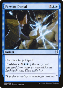 Fervent Denial [Commander 2019]-1