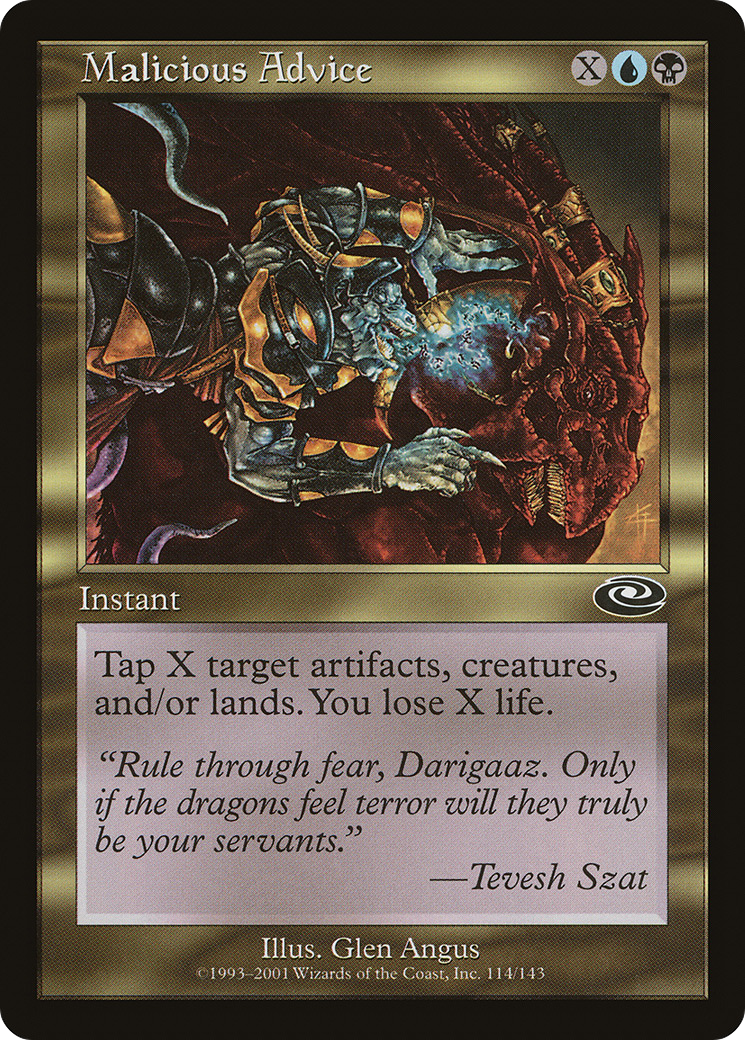 Malicious Advice [Planeshift]-1