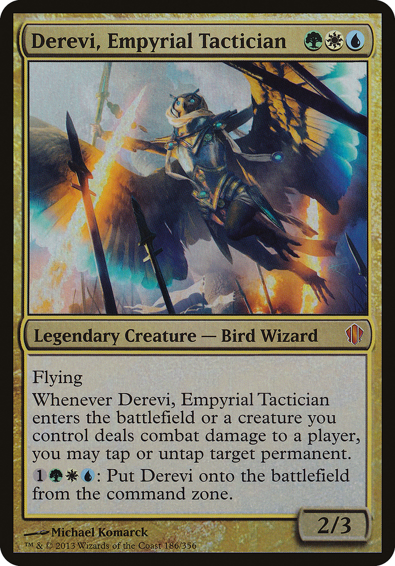 Derevi, Empyrial Tactician (Oversized) [Commander 2013 Oversized]-1
