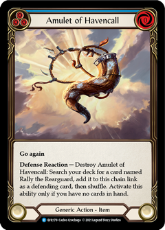 Amulet of Havencall [EVR178] (Everfest)  1st Edition Cold Foil-2