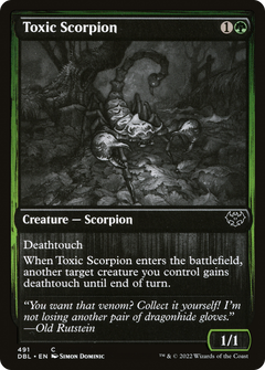 Toxic Scorpion (DBL-491) - Innistrad: Double Feature-1