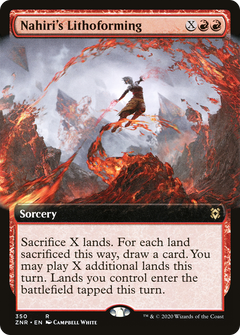 Nahiri's Lithoforming (Extended Art) [Zendikar Rising]-1