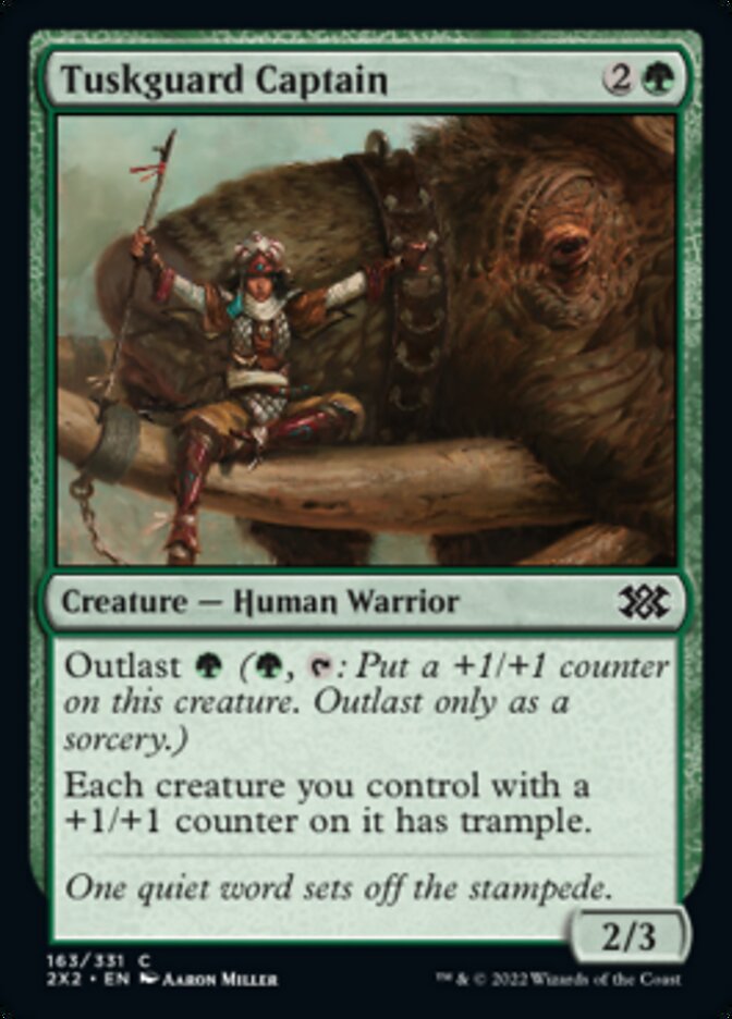 Tuskguard Captain [Double Masters 2022]-1