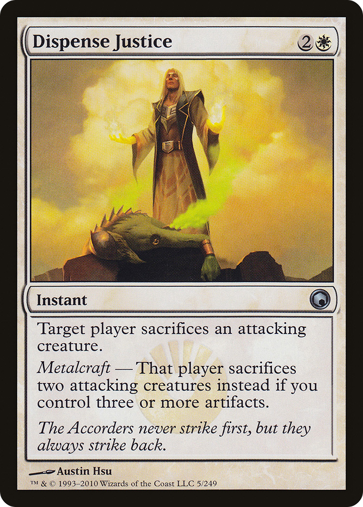 Dispense Justice [Scars of Mirrodin]-1