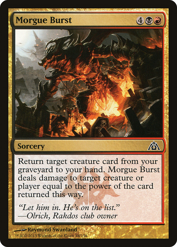 Morgue Burst [Dragon's Maze]-1