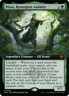 Nissa, Resurgent Animist (Extended Art) [March of the Machine: The Aftermath]-1