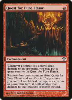 Quest for Pure Flame [Zendikar]-1