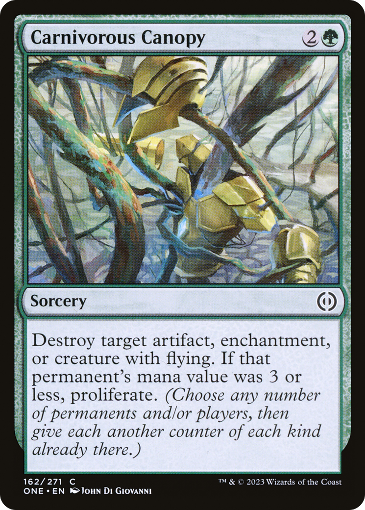 Carnivorous Canopy [Phyrexia: All Will Be One]-1