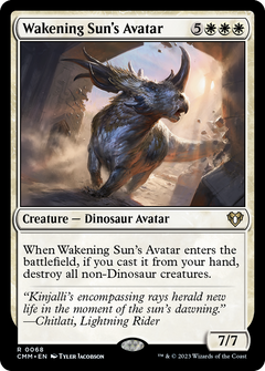 Wakening Sun's Avatar (CMM-068) - Commander Masters Foil-1