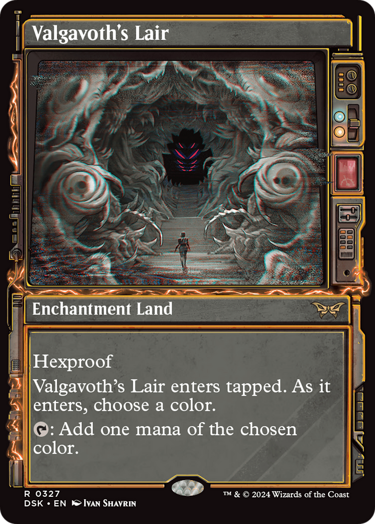 Valgavoth's Lair (Showcase) (DSK-327) - Duskmourn: House of Horror: (Showcase) Foil-1