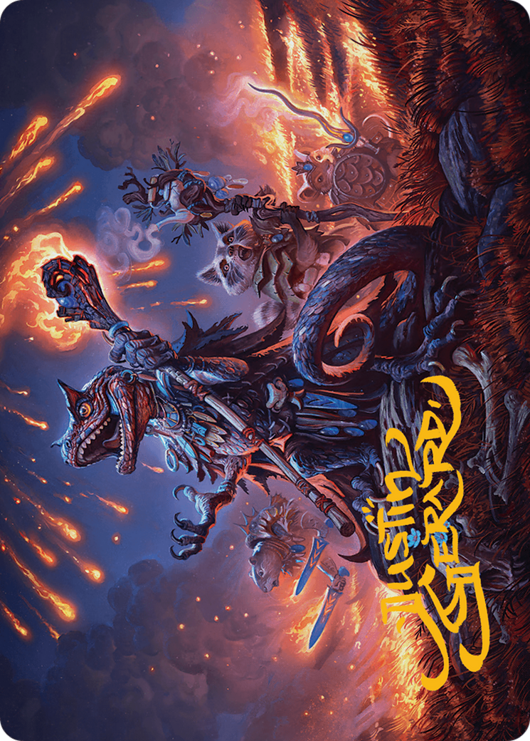 Valley Flamecaller // Valley Flamecaller (ABLB-021) - Bloomburrow Art Series (Borderless)-1
