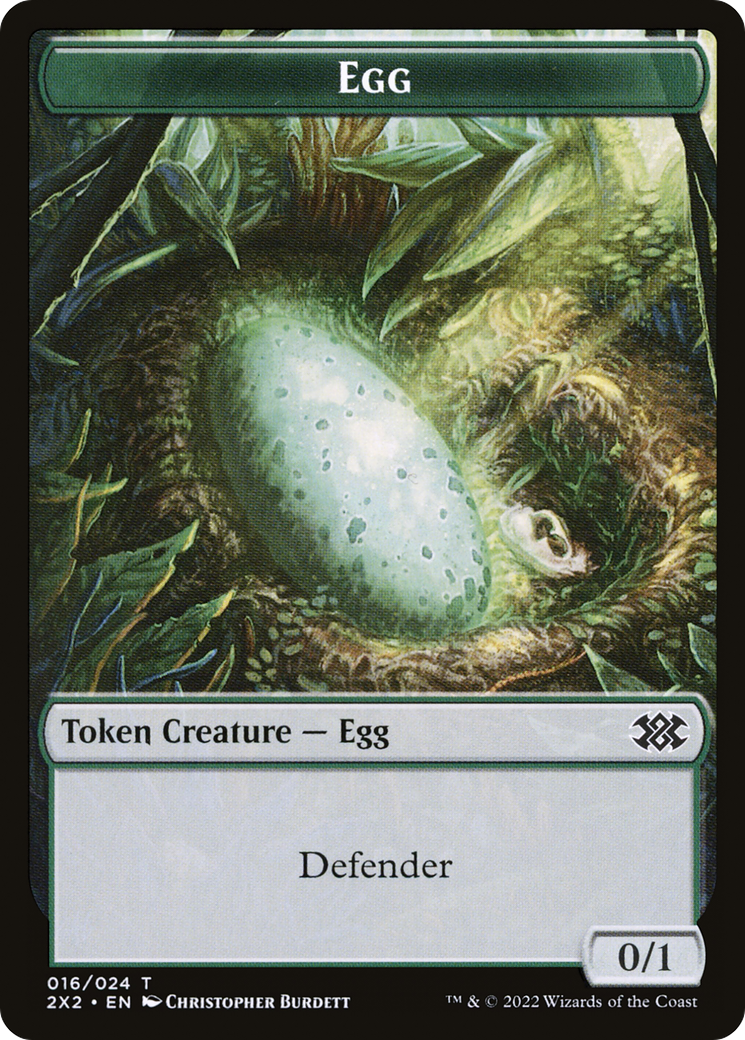 Egg (T2X2-016) - Double Masters 2022 Tokens Foil-1