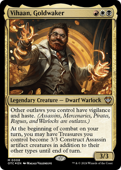 Vihaan, Goldwaker (OTC-008) - Outlaws of Thunder Junction Commander Foil-1