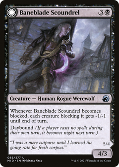 Baneblade Scoundrel // Baneclaw Marauder [Innistrad: Midnight Hunt]-3