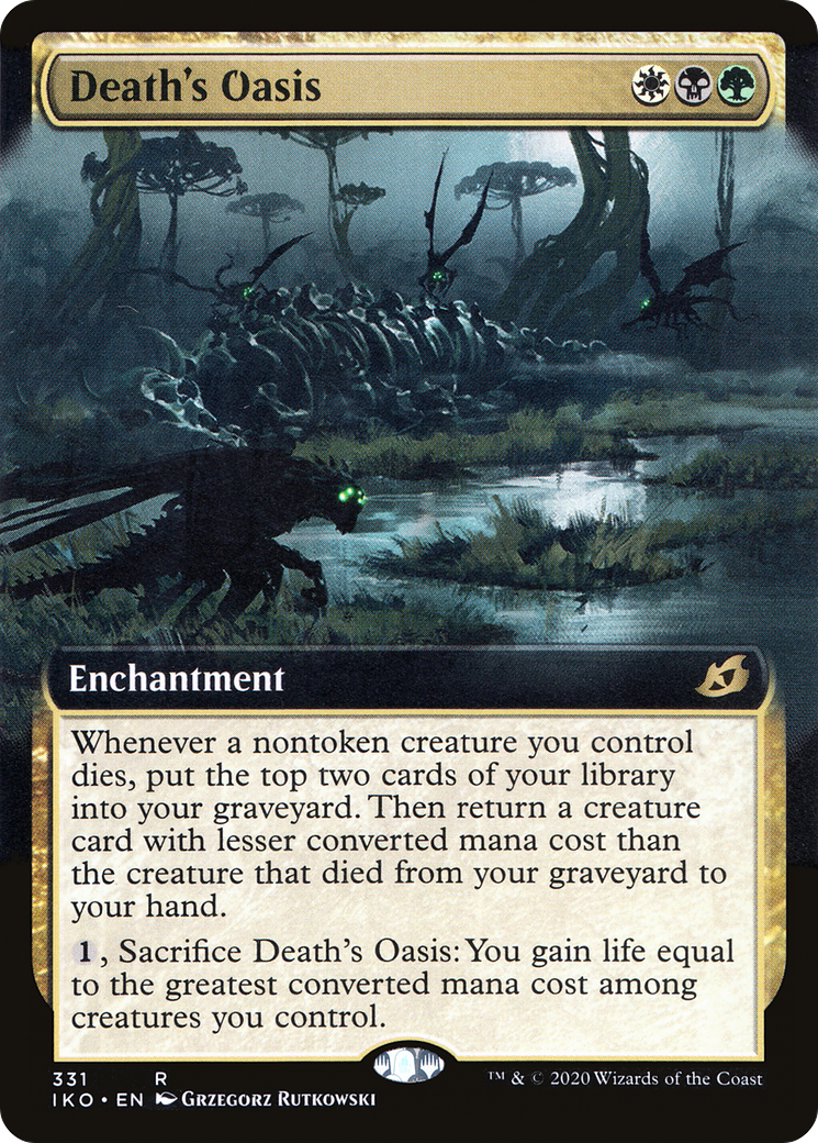 Death's Oasis (Extended Art) [Ikoria: Lair of Behemoths]-1