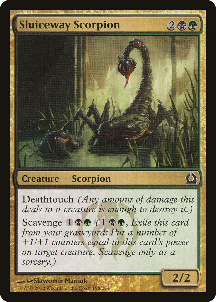 Sluiceway Scorpion [Return to Ravnica]-1