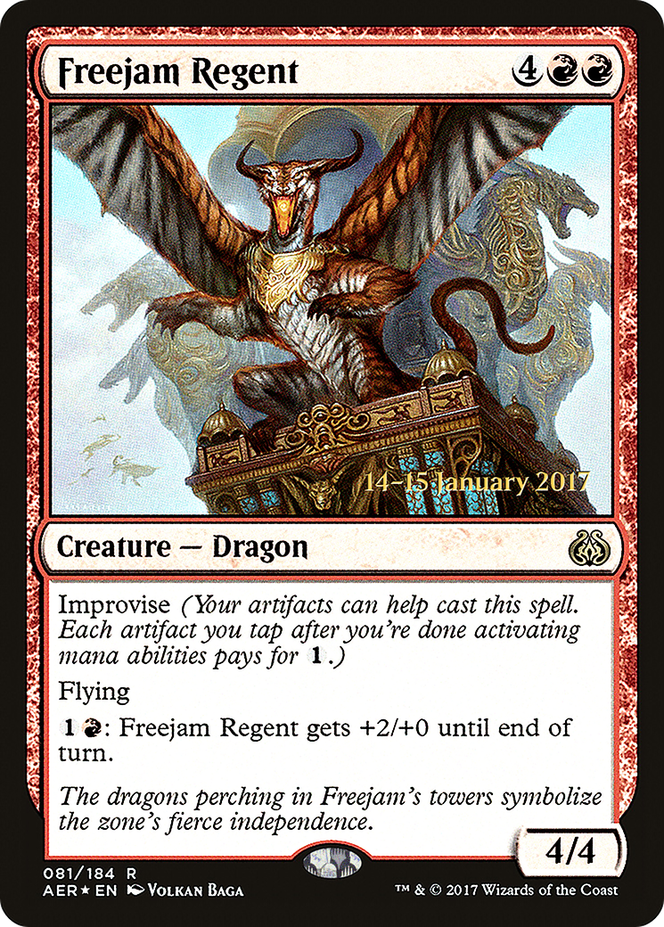 Freejam Regent [Aether Revolt Prerelease Promos]-1