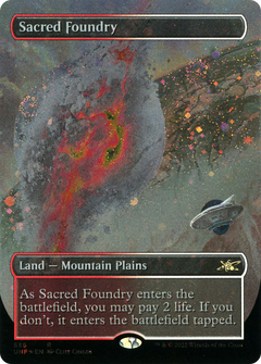 Sacred Foundry (Borderless) (Galaxy Foil) [Unfinity]-1