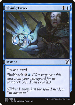 Think Twice [Commander 2019]-1