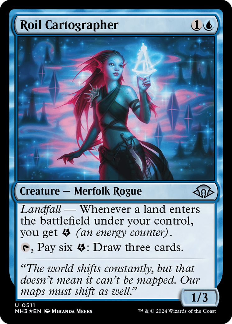 Roil Cartographer (Ripple Foil) [Modern Horizons 3]-1