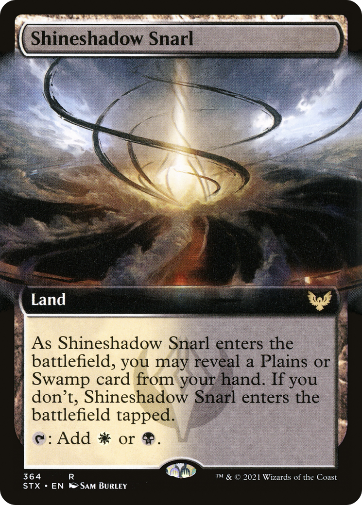 Shineshadow Snarl (Extended Art) [Strixhaven: School of Mages]-1