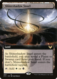 Shineshadow Snarl (Extended Art) [Strixhaven: School of Mages]-1