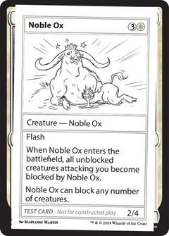 Noble Ox [Mystery Booster 2 Playtest Cards]-1