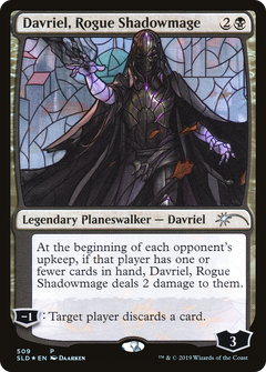 Davriel, Rogue Shadowmage (Stained Glass) [Secret Lair Drop Promos]-1