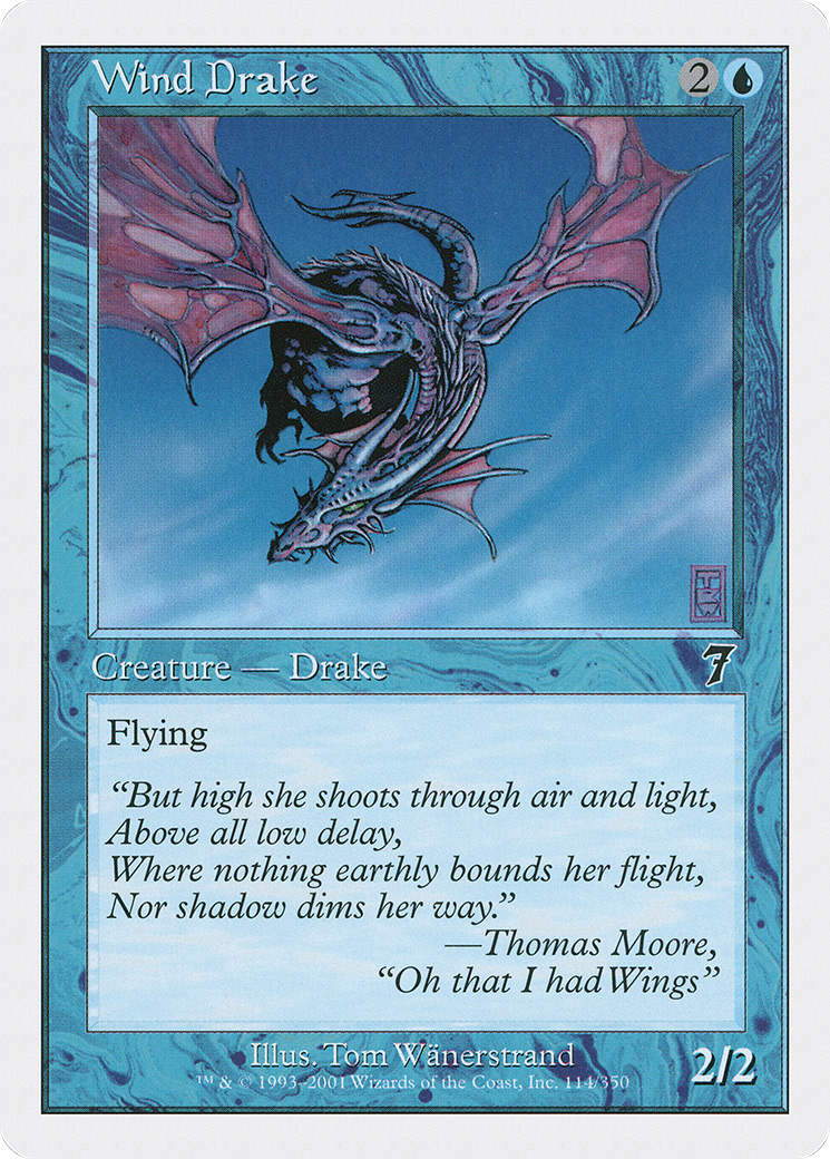Wind Drake (7ED-114) - 7th Edition-1