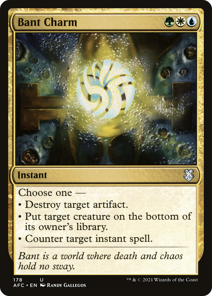 Bant Charm [Dungeons & Dragons: Adventures in the Forgotten Realms Commander]-1