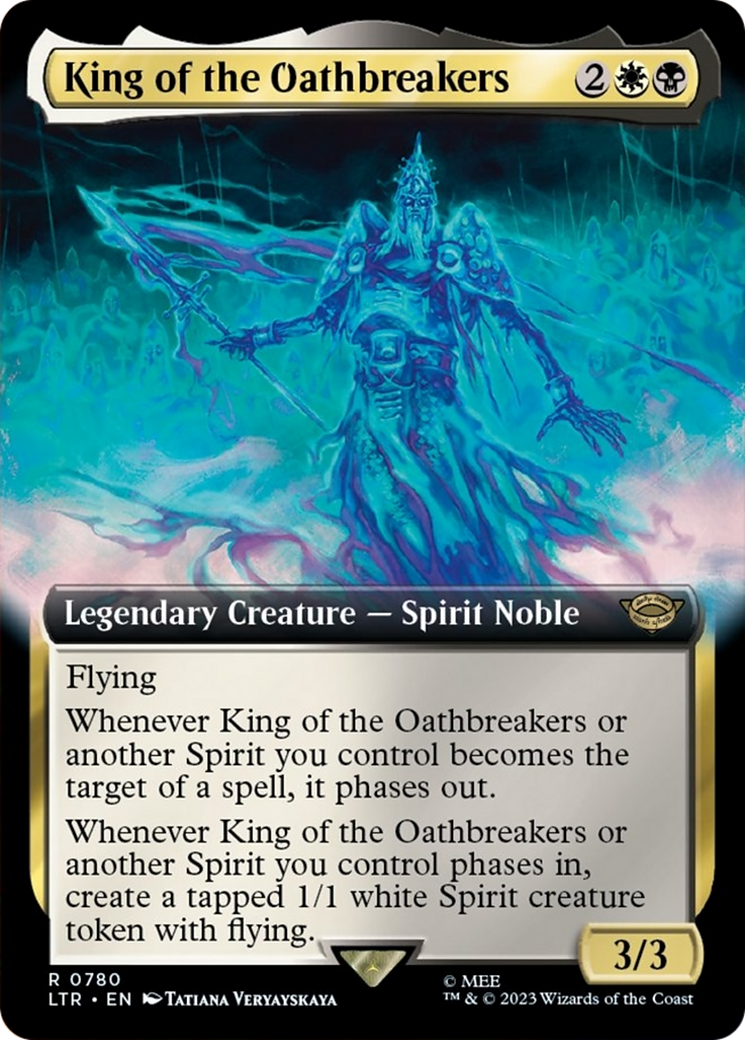 King of the Oathbreakers (Extended Art) (Surge Foil) [The Lord of the Rings: Tales of Middle-Earth]-1
