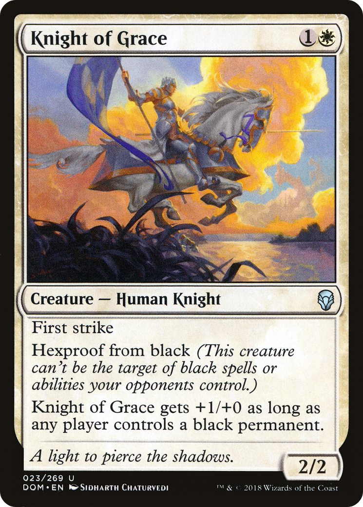Knight of Grace [Dominaria]-1