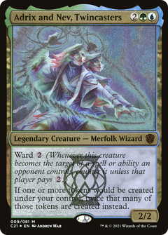 Adrix and Nev, Twincasters (Display Commander) [Commander 2021]-1