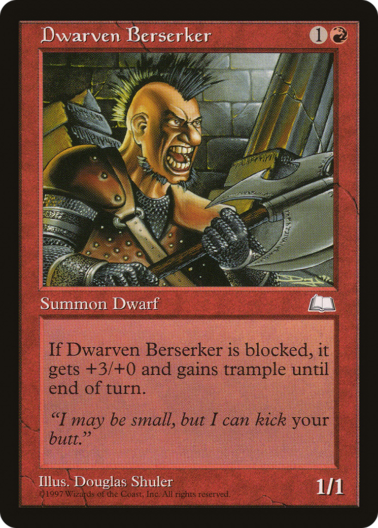 Dwarven Berserker [Weatherlight]-1