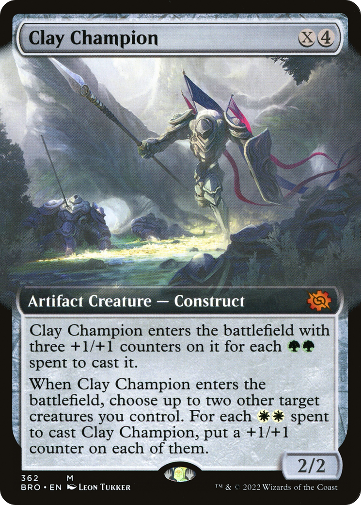 Clay Champion (Extended Art) [The Brothers' War]-1