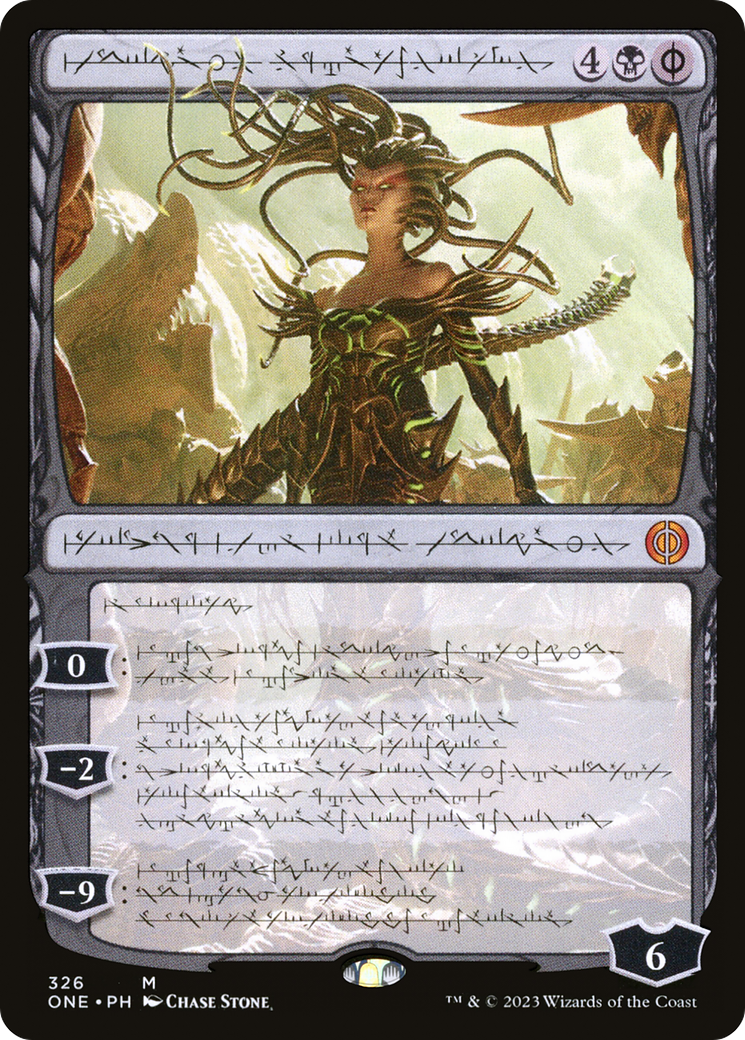 Vraska, Betrayal's Sting (Phyrexian) (ONE-326) - Phyrexia: All Will Be One: (Showcase) Foil-1