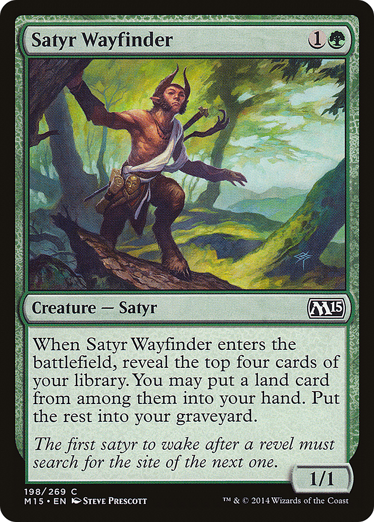 Satyr Wayfinder [Magic 2015]-1