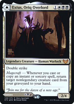 Extus, Oriq Overlord // Awaken the Blood Avatar [Strixhaven: School of Mages Prerelease Promos]-3