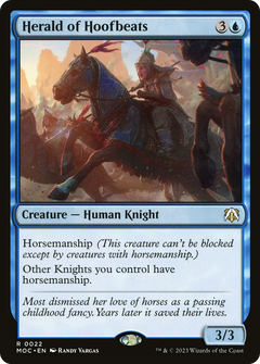 Herald of Hoofbeats [March of the Machine Commander]-1