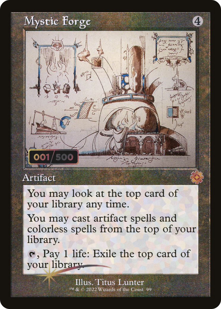Mystic Forge (Retro Schematic) (Serialized) [The Brothers' War Retro Artifacts]-1