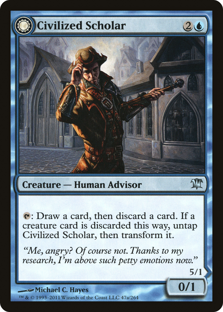 Civilized Scholar // Homicidal Brute [Innistrad]-3