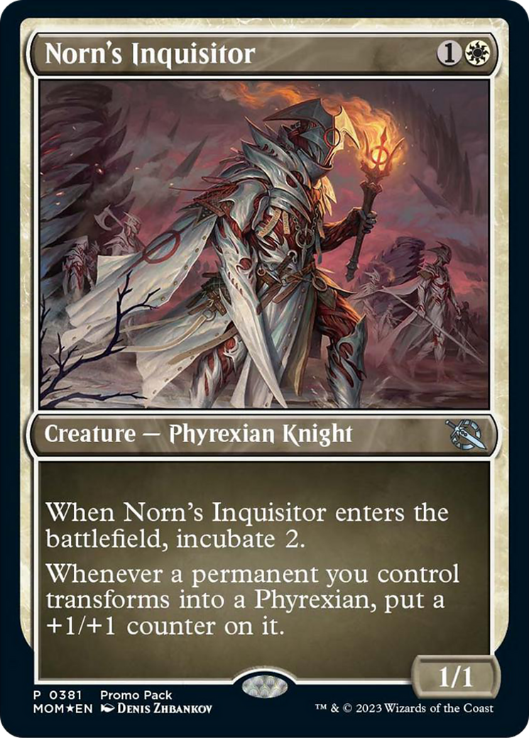Norn's Inquisitor (Promo Pack) [March of the Machine Promos]-1