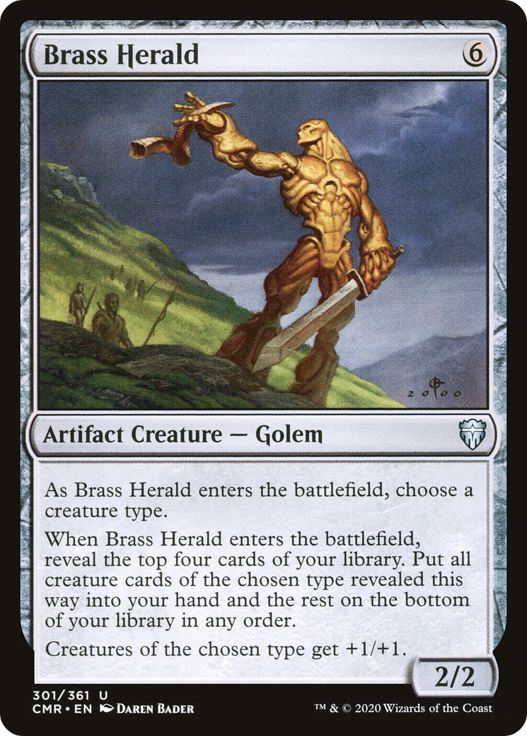 Brass Herald [Commander Legends]-1