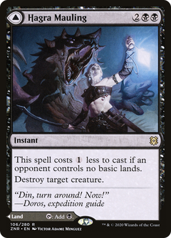 Hagra Mauling // Hagra Broodpit [Zendikar Rising]-3