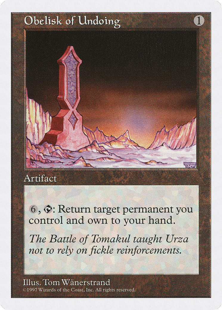 Obelisk of Undoing [Fifth Edition]-1