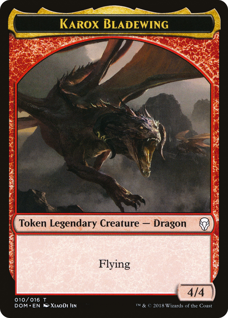 Karox Bladewing Token [Dominaria Tokens]-1