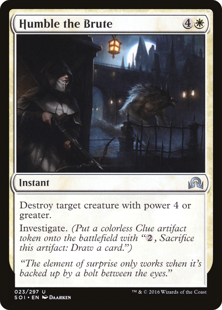 Humble the Brute [Shadows over Innistrad]-1